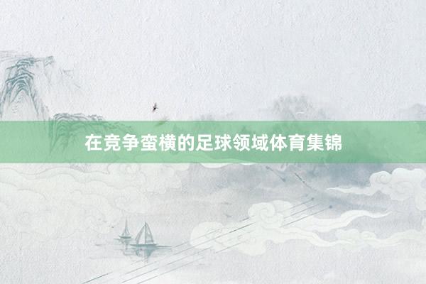 在竞争蛮横的足球领域体育集锦