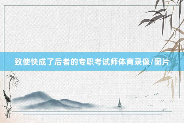 致使快成了后者的专职考试师体育录像/图片