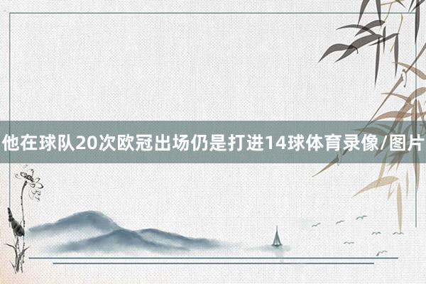 他在球队20次欧冠出场仍是打进14球体育录像/图片